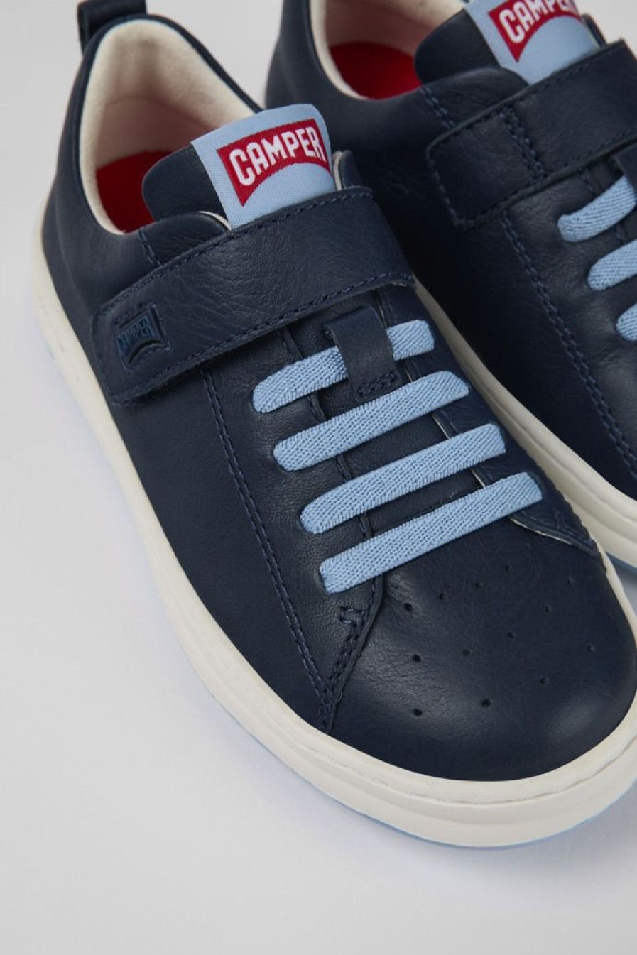 Camper Blauwe Leren Sneaker