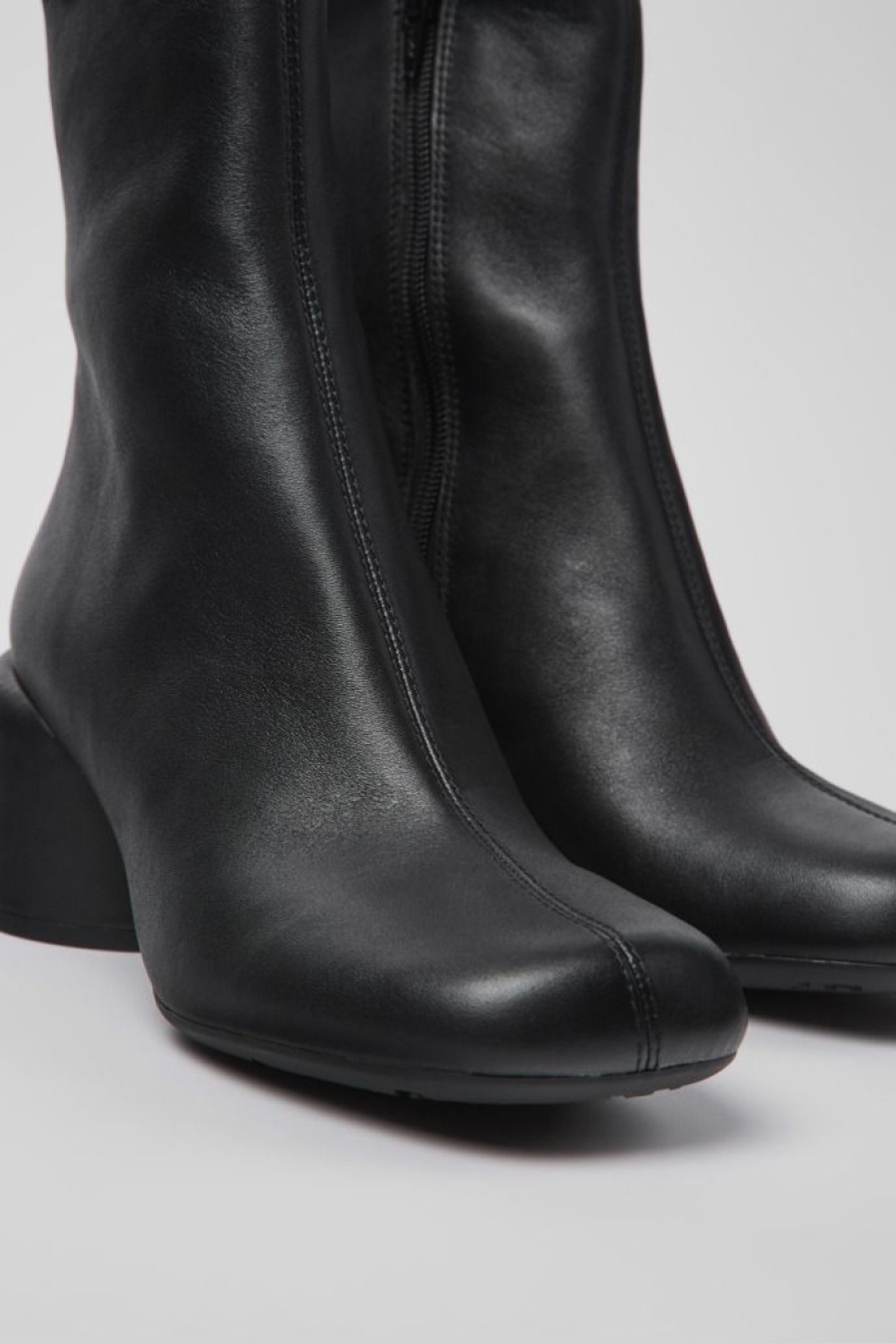 Camper Zwarte Leren Damesboots