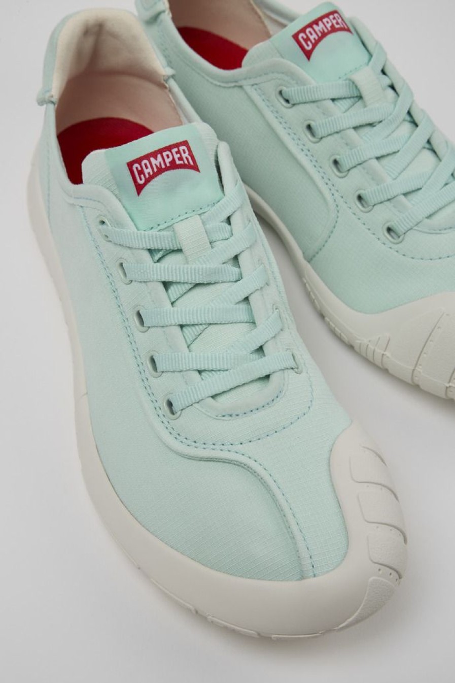 Camper Blauwe Textiel Sneaker Voor Dames