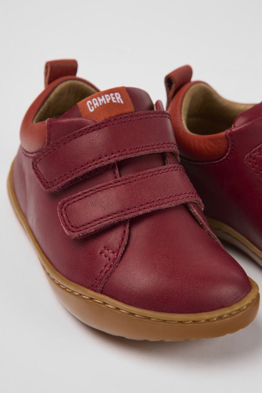 Camper Bordeaux Leren Kinderschoenen