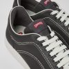 Camper Donkergrijze Leren Herensneakers