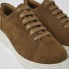 Camper Bruine Nubuck Damessneakers