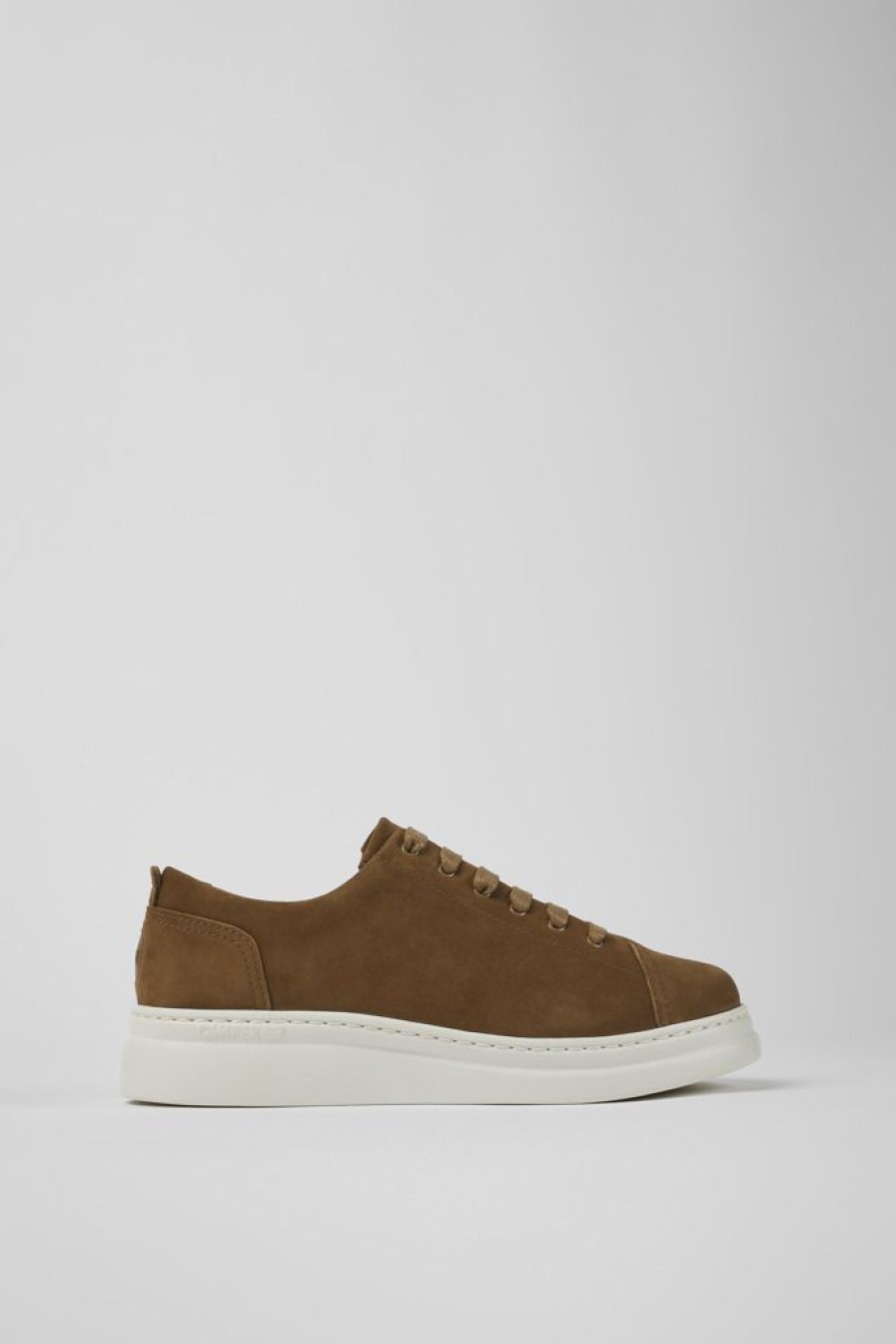 Camper Bruine Nubuck Damessneakers