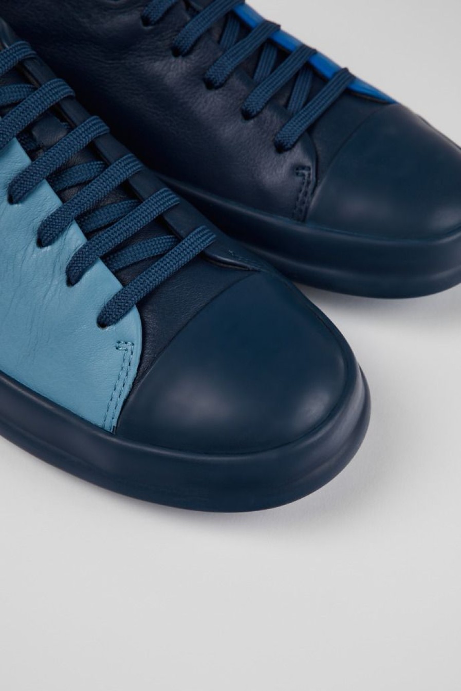 Camper Blauwe Leren Sneaker Voor Heren