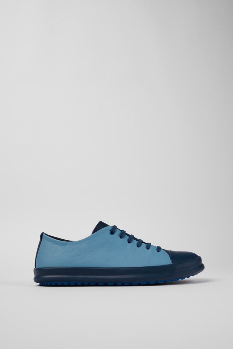 Camper Blauwe Leren Sneaker Voor Heren