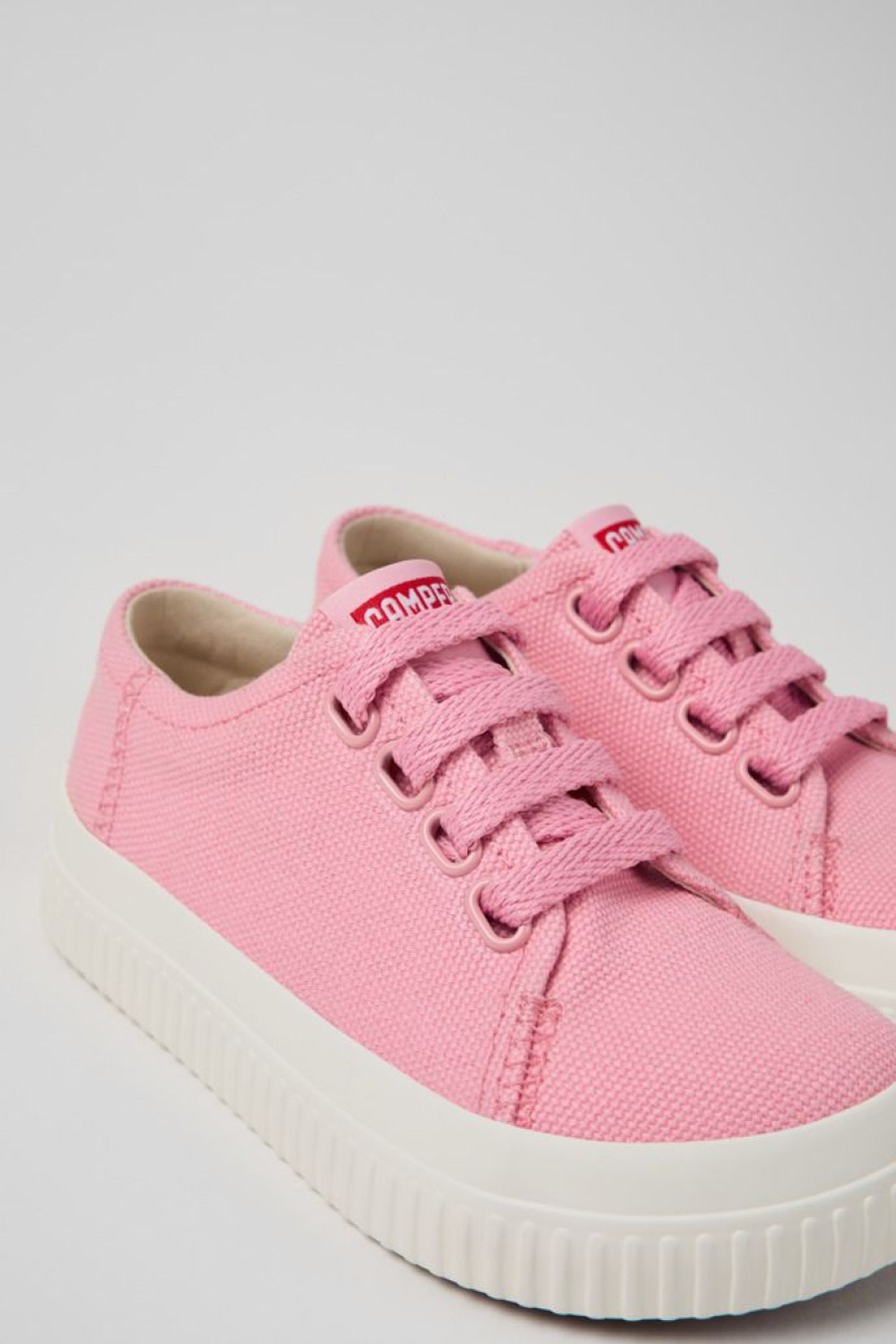 Camper Roze Sneaker Van Textiel