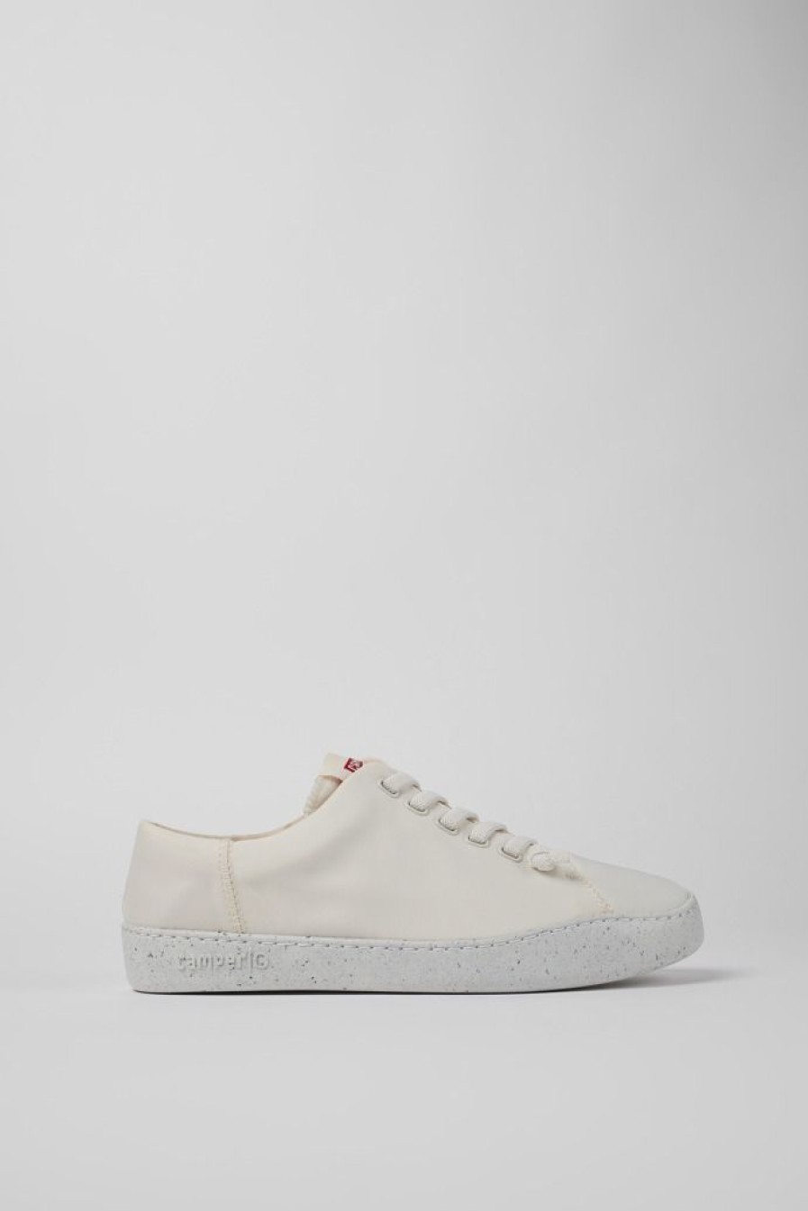 Camper Witte Textiel Sneaker Voor Heren