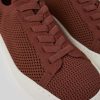 Camper Rode Textiel Sneaker Voor Dames