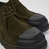 Camper Groene Nubuck Wallabee-Schoen Voor Dames