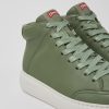 Camper Groene Leren Damessneakers