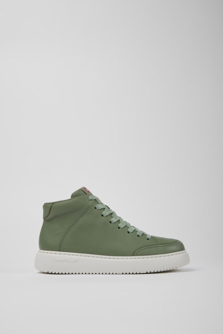 Camper Groene Leren Damessneakers