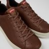 Camper Bruine Leren Sneaker Voor Heren