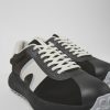 Camper Zwarte Textiel Sneaker Voor Heren