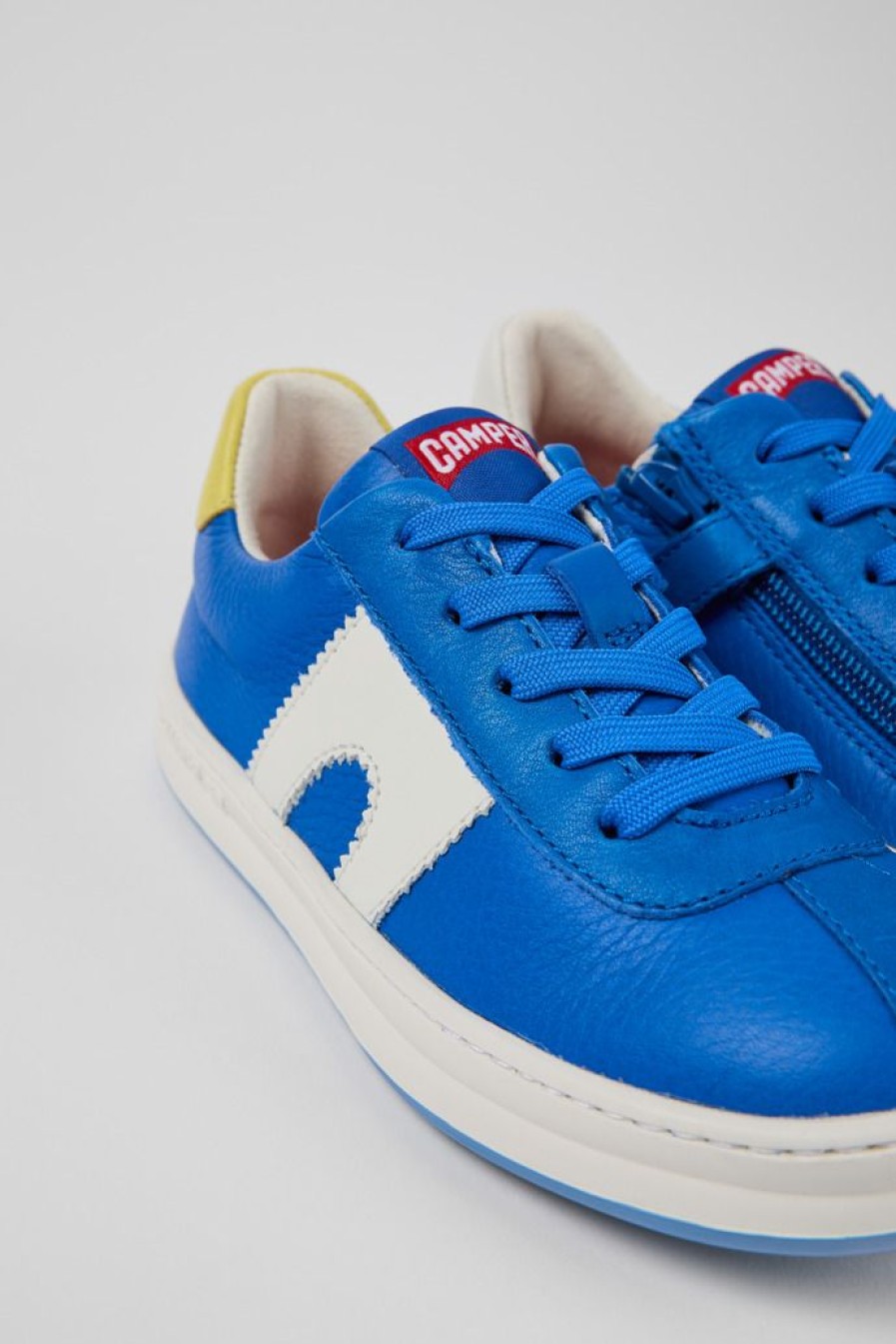 Camper Blauwe Leren Sneaker