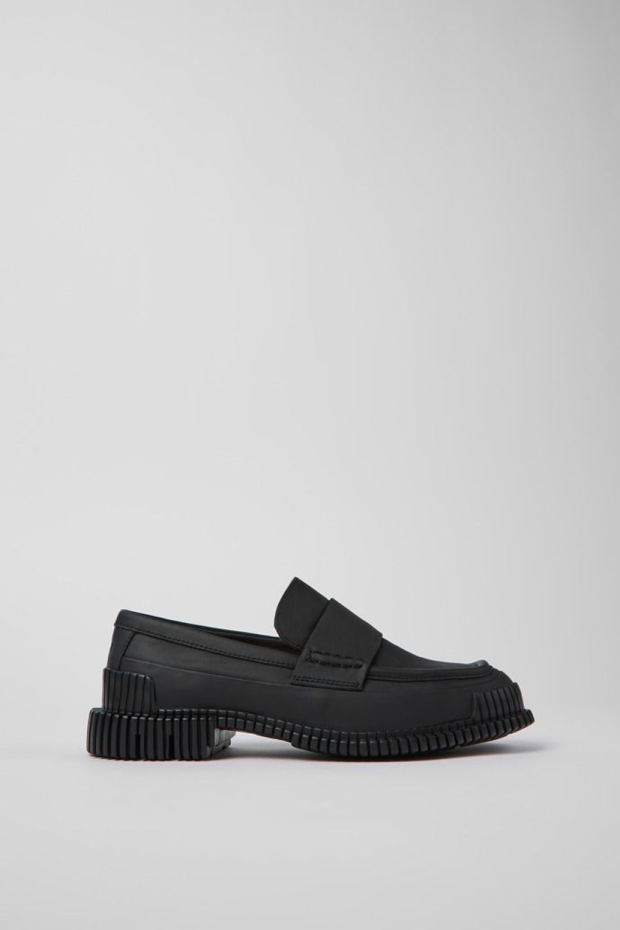 Camper Zwarte Leren Damesloafer