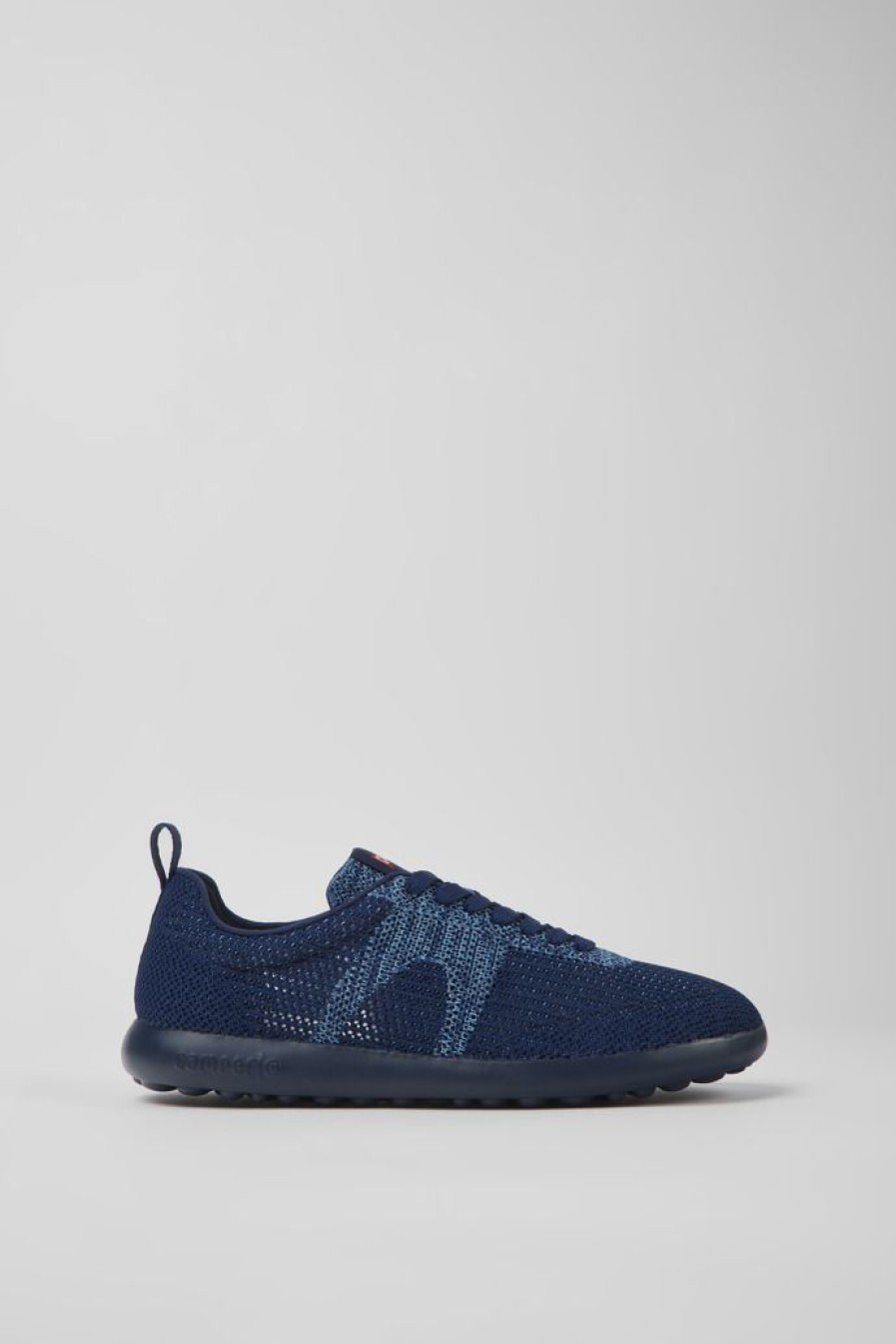 Camper Blauwe Stoffen Herensneakers