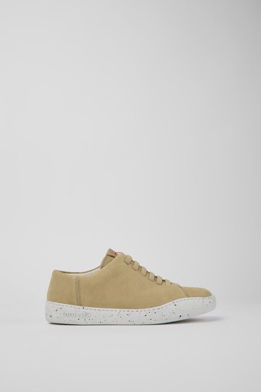 Camper Beige Nubuck Damessneakers