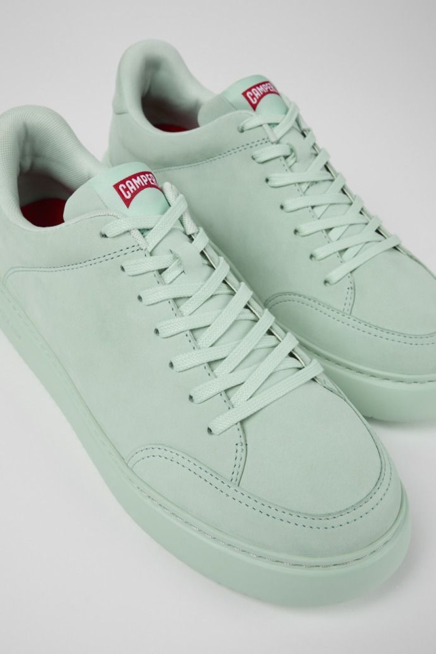 Camper Blauwe Nubuck Sneaker Voor Heren