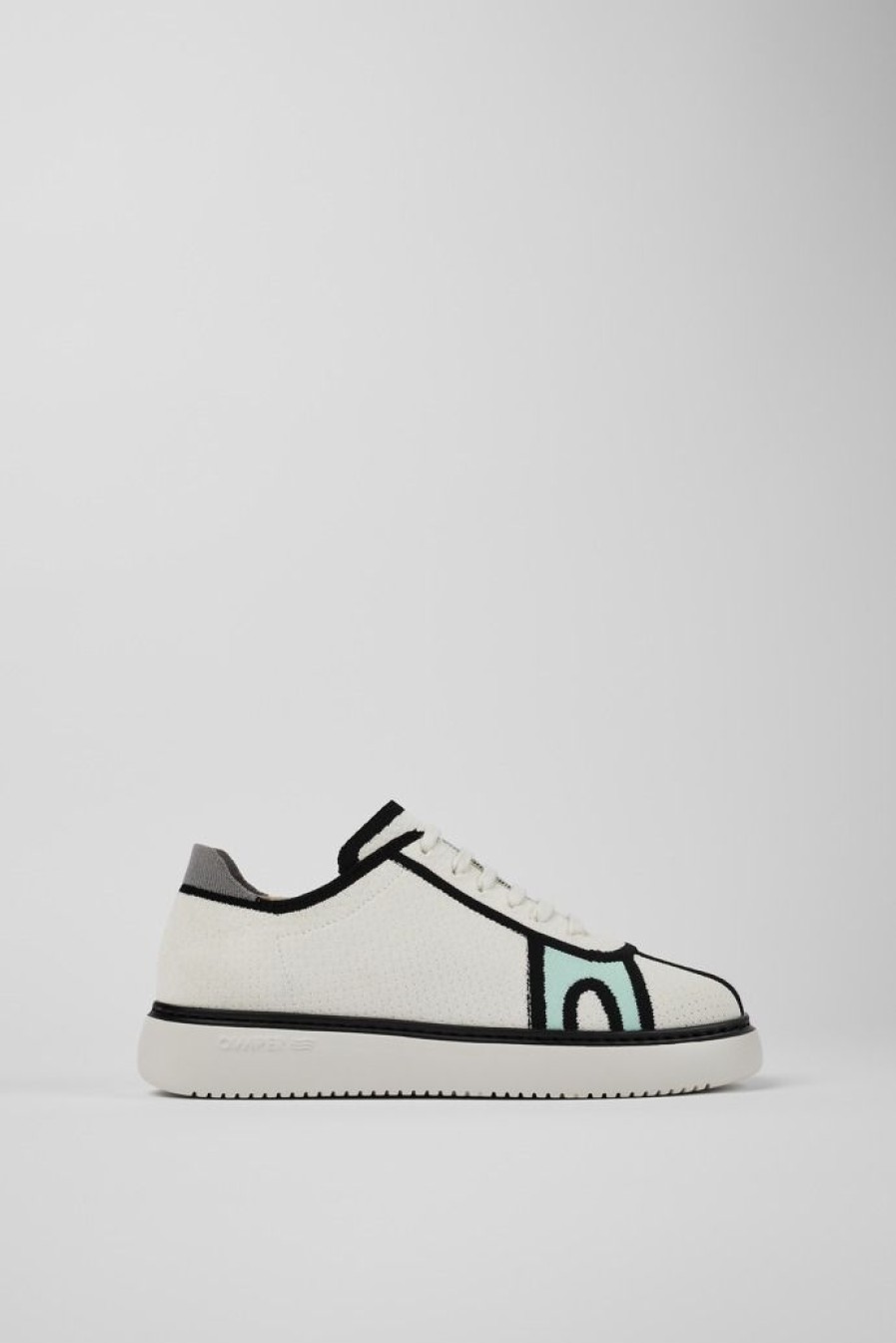 Camper Witte Textiel Sneaker Voor Dames