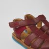 Camper Bordeaux Leren Kindersandalen