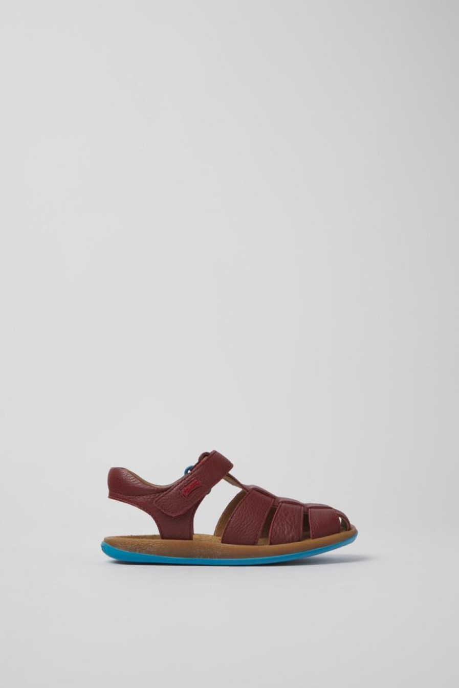 Camper Bordeaux Leren Kindersandalen