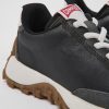 Camper Zwarte Leren En Nubuck Kindersneakers