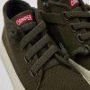 Camper Groene Stoffen Kindersneakers