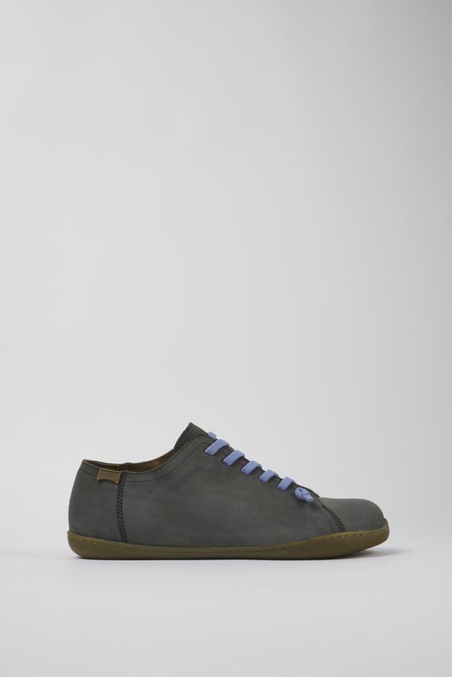 Camper Grijze Nubuck Herenschoenen Voor Heren