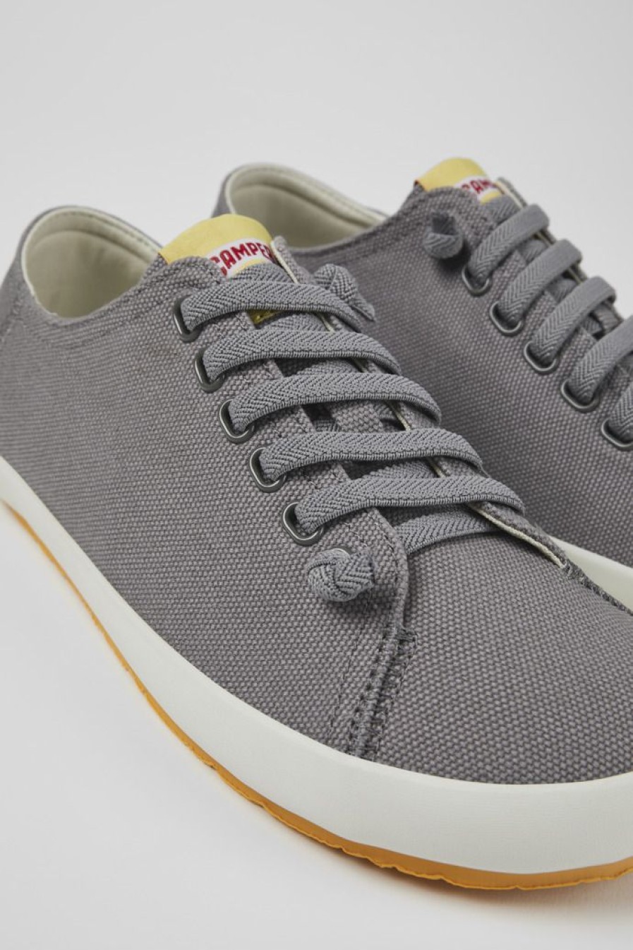 Camper Grijze Textiel Sneaker Voor Heren