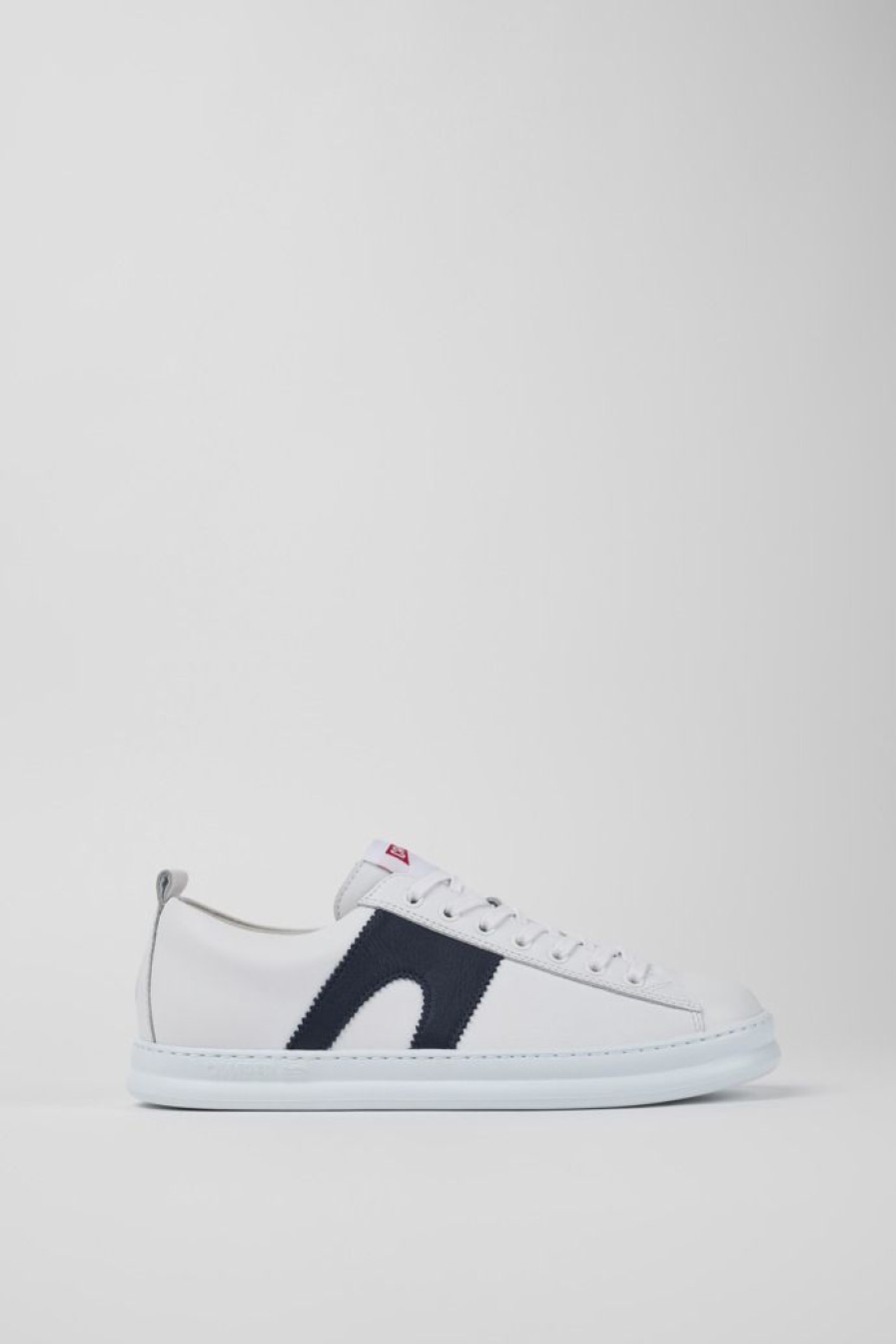 Camper Witte Leren Sneaker Voor Heren