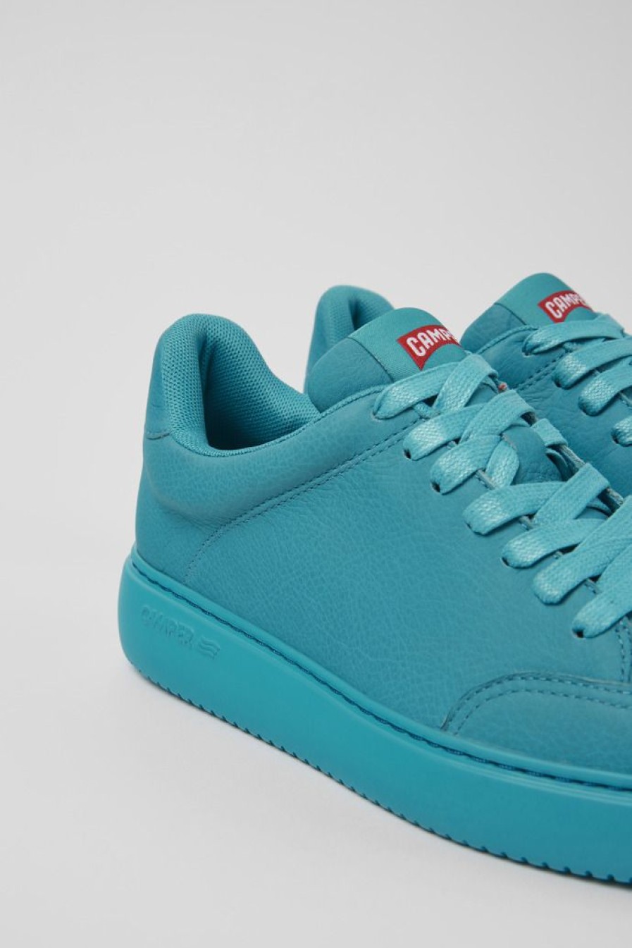 Camper Blauwe Leren Damessneakers