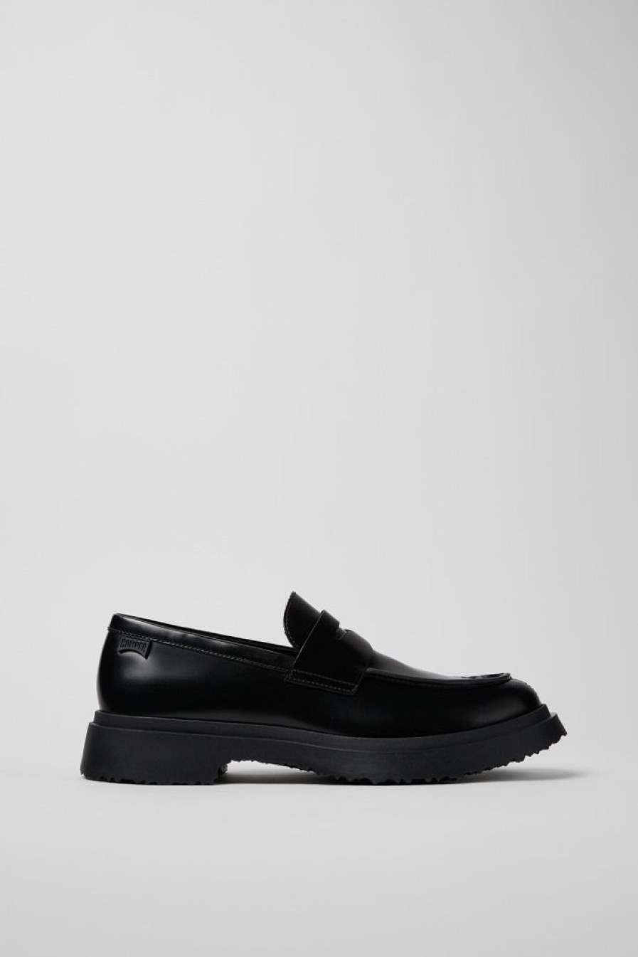 Camper Zwarte Leren Herenloafers