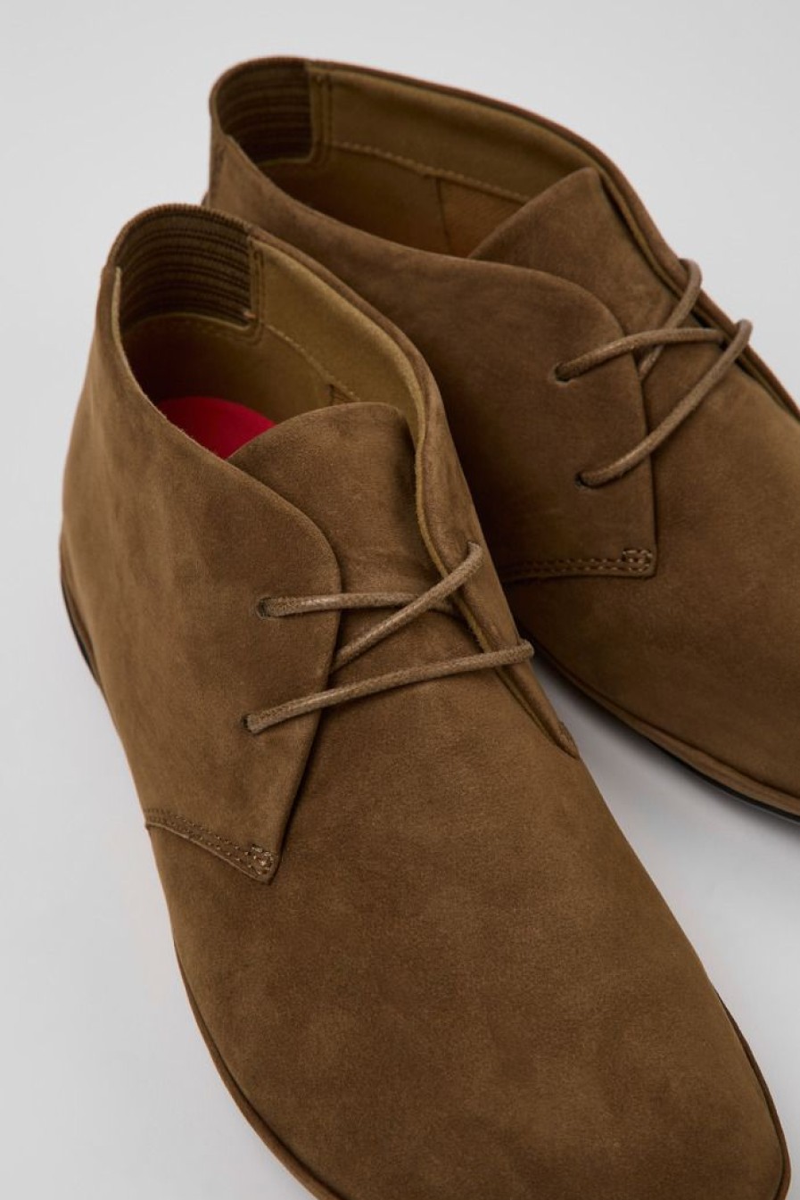 Camper Bruine Nubuck Damesschoenen