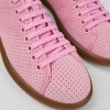 Camper Roze Nubuck/Leren Sneaker Voor Dames