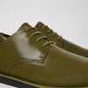 Camper Groene Leren Blucher Voor Heren