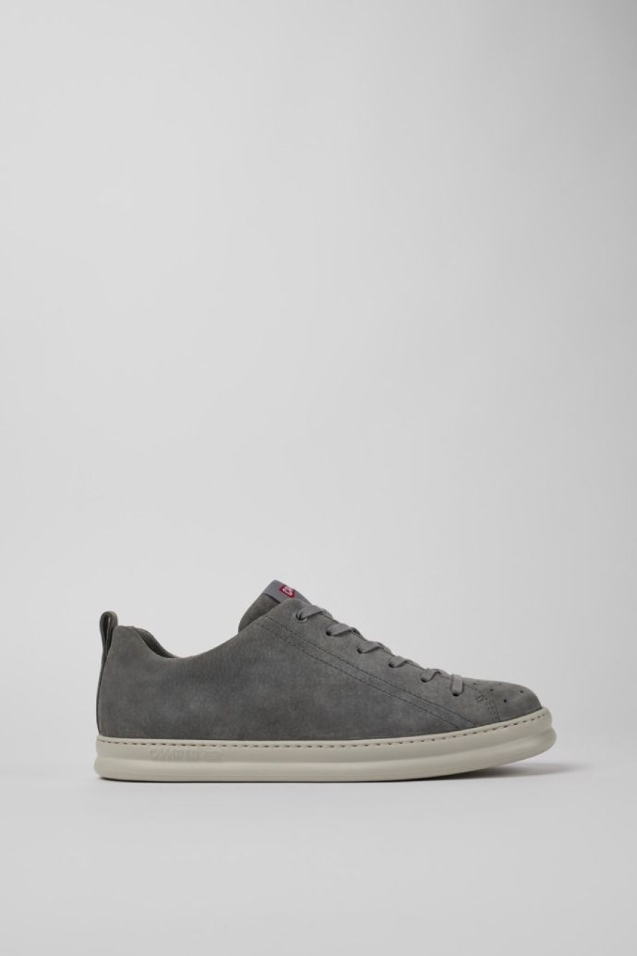 Camper Grijze Nubuck Sneaker Voor Heren