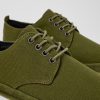 Camper Groene Blucher Van Textiel/Nubuck Voor Heren