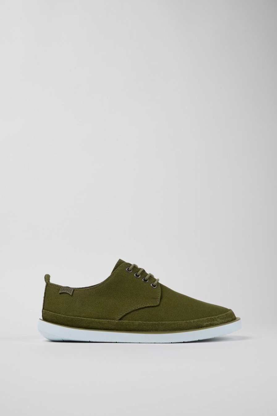 Camper Groene Blucher Van Textiel/Nubuck Voor Heren