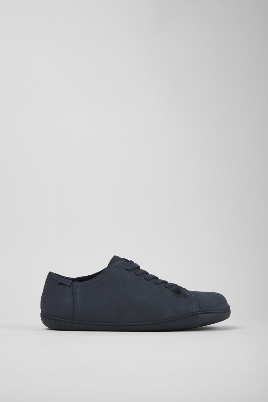 Camper Blauwe Nubuck Herenschoenen