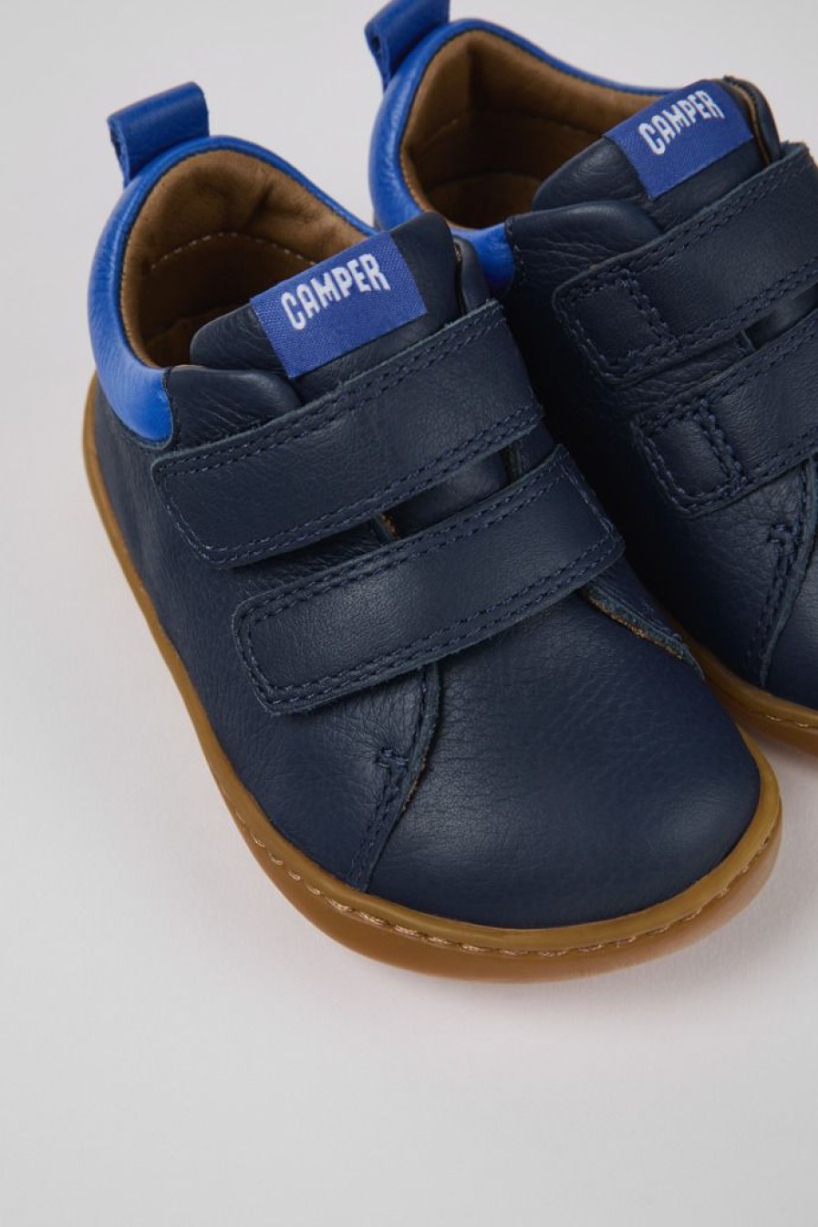 Camper Blauwe Leren Sneaker