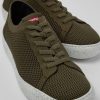 Camper Groene Stoffen Herensneakers