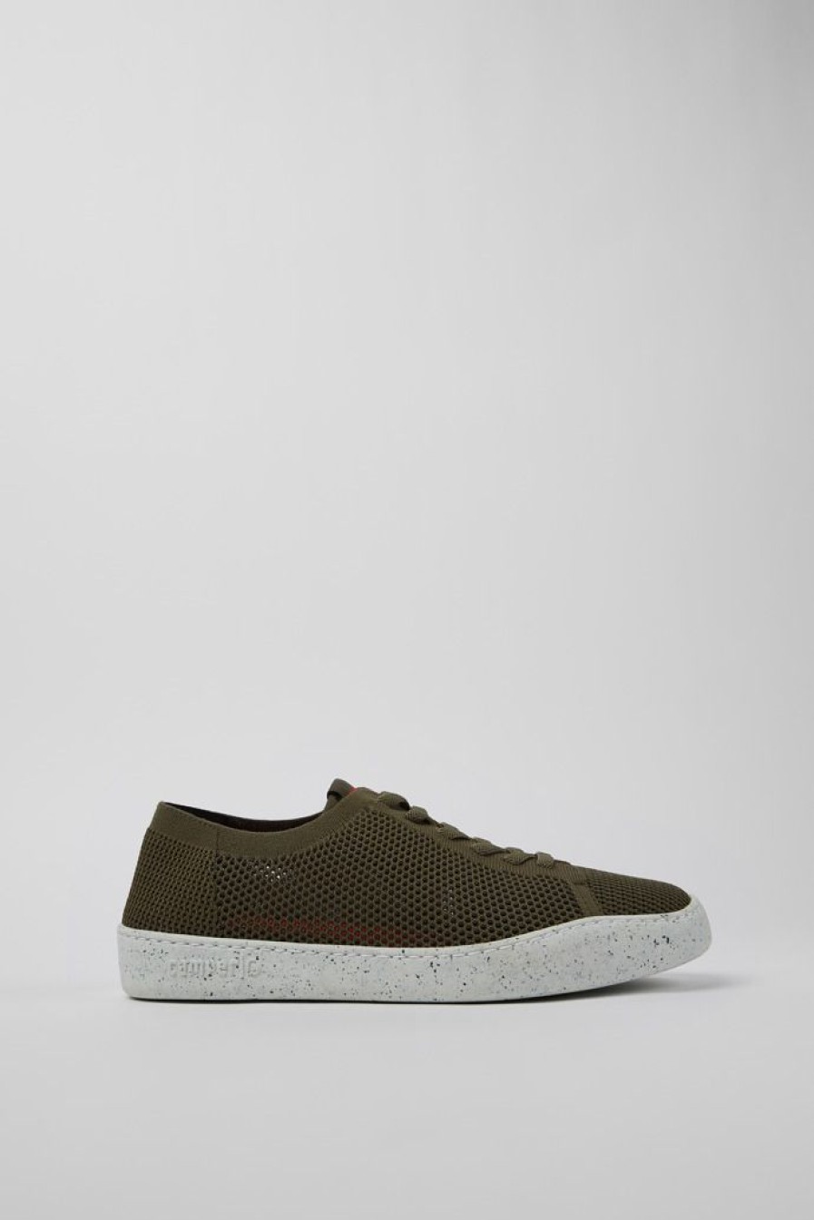 Camper Groene Stoffen Herensneakers