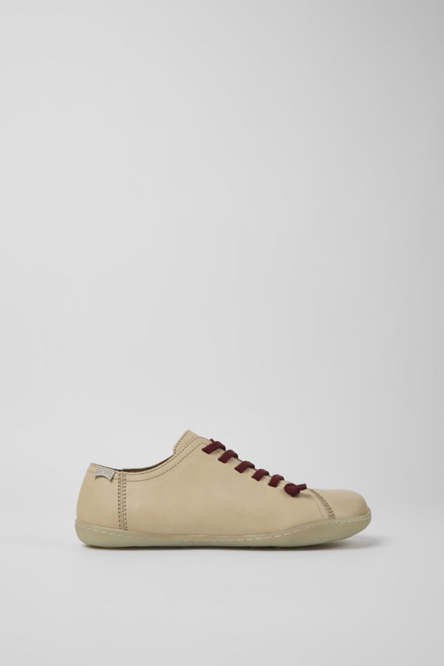 Camper Beige Leren Damesschoenen