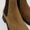 Camper Bruine Nubuck Chelseaboots Voor Dames