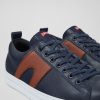 Camper Blauwe Leren Sneaker Voor Heren