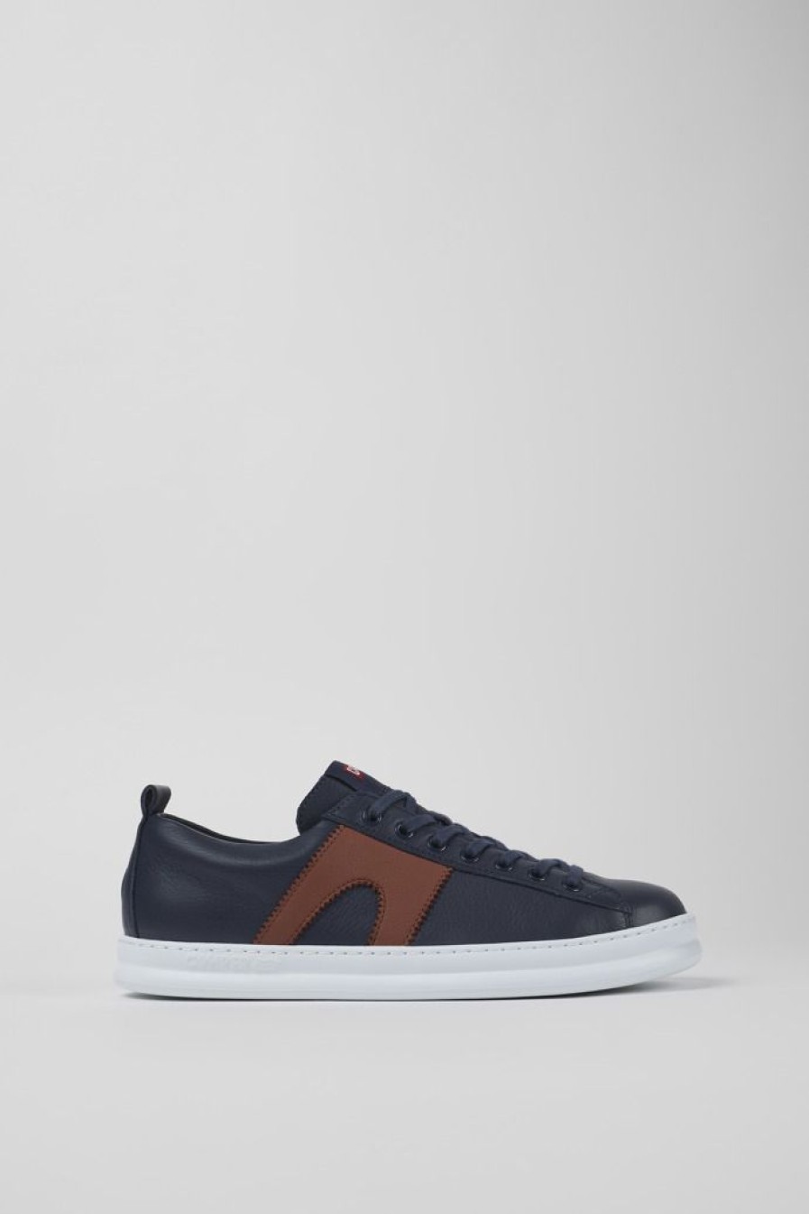 Camper Blauwe Leren Sneaker Voor Heren