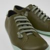 Camper Groene Leren Schoen Voor Dames