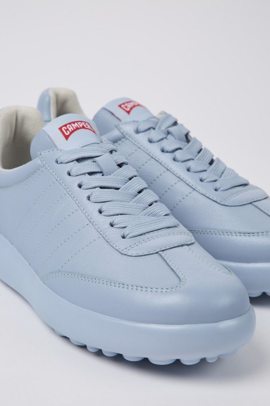 Camper Blauwe Leren Damessneakers