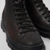 Camper Zwartbruine Geborsteld Nubuck Herenboots