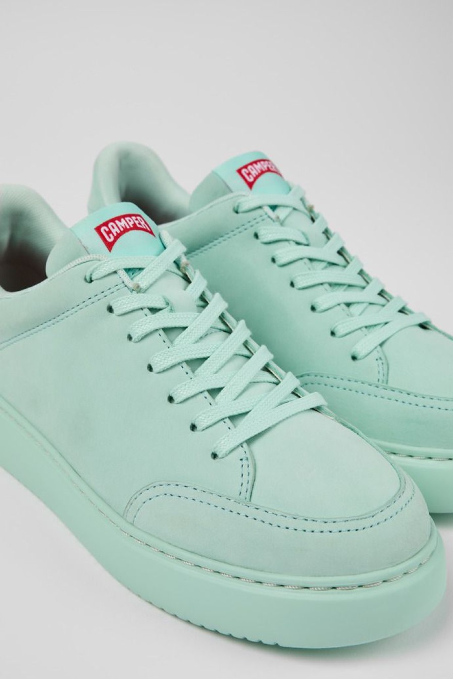 Camper Blauwe Nubuck Damessneaker